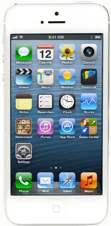 Смартфон Apple iPhone 5 64Gb White & Silver - Новочеркасск