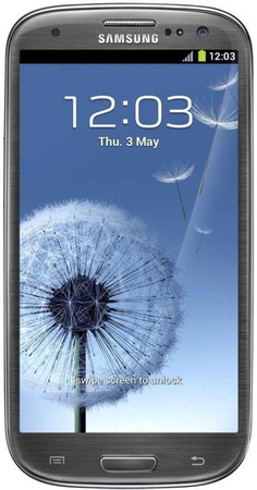 Смартфон Samsung Galaxy S3 GT-I9300 16Gb Titanium grey - Новочеркасск